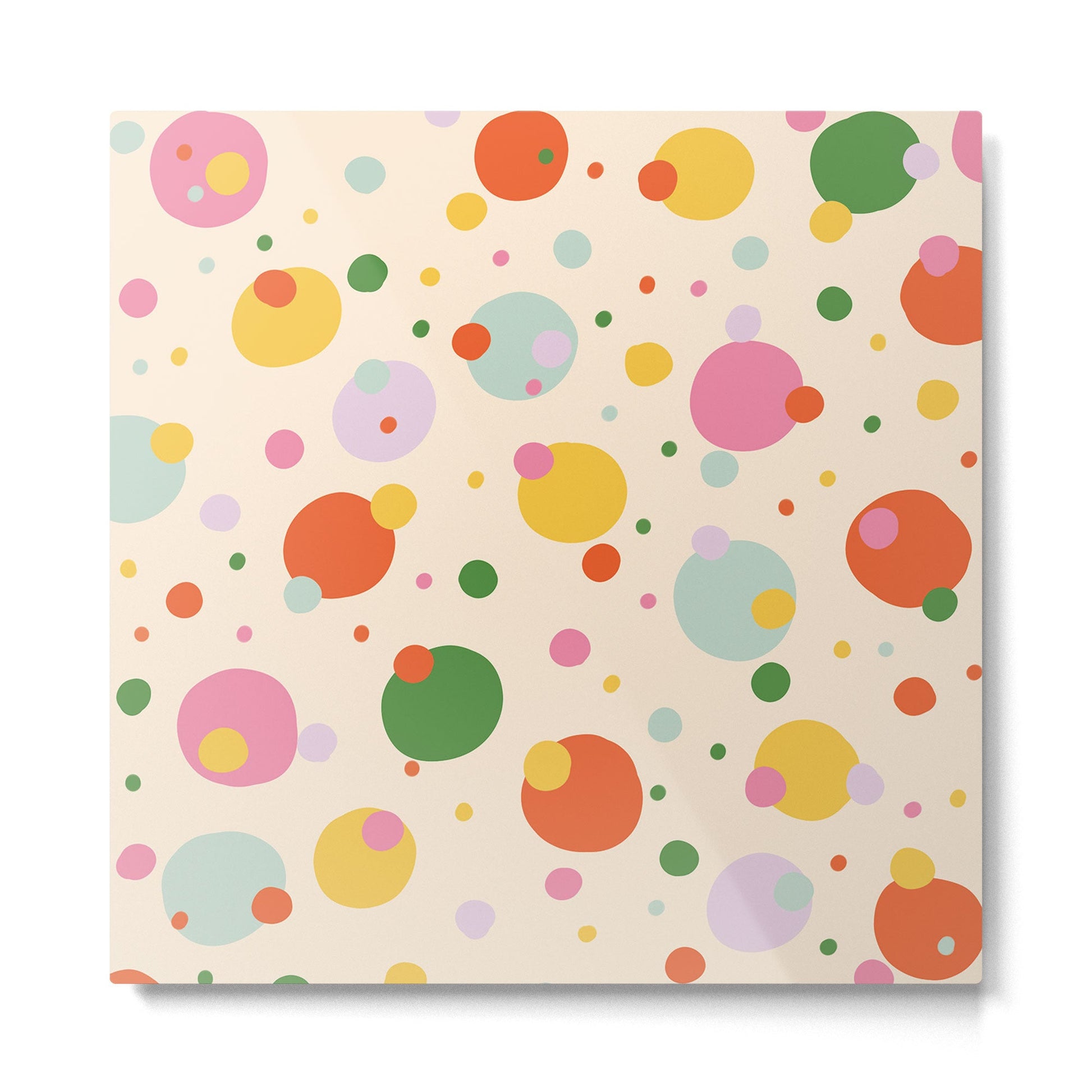 Floating circles Metal Print | TeksDecor