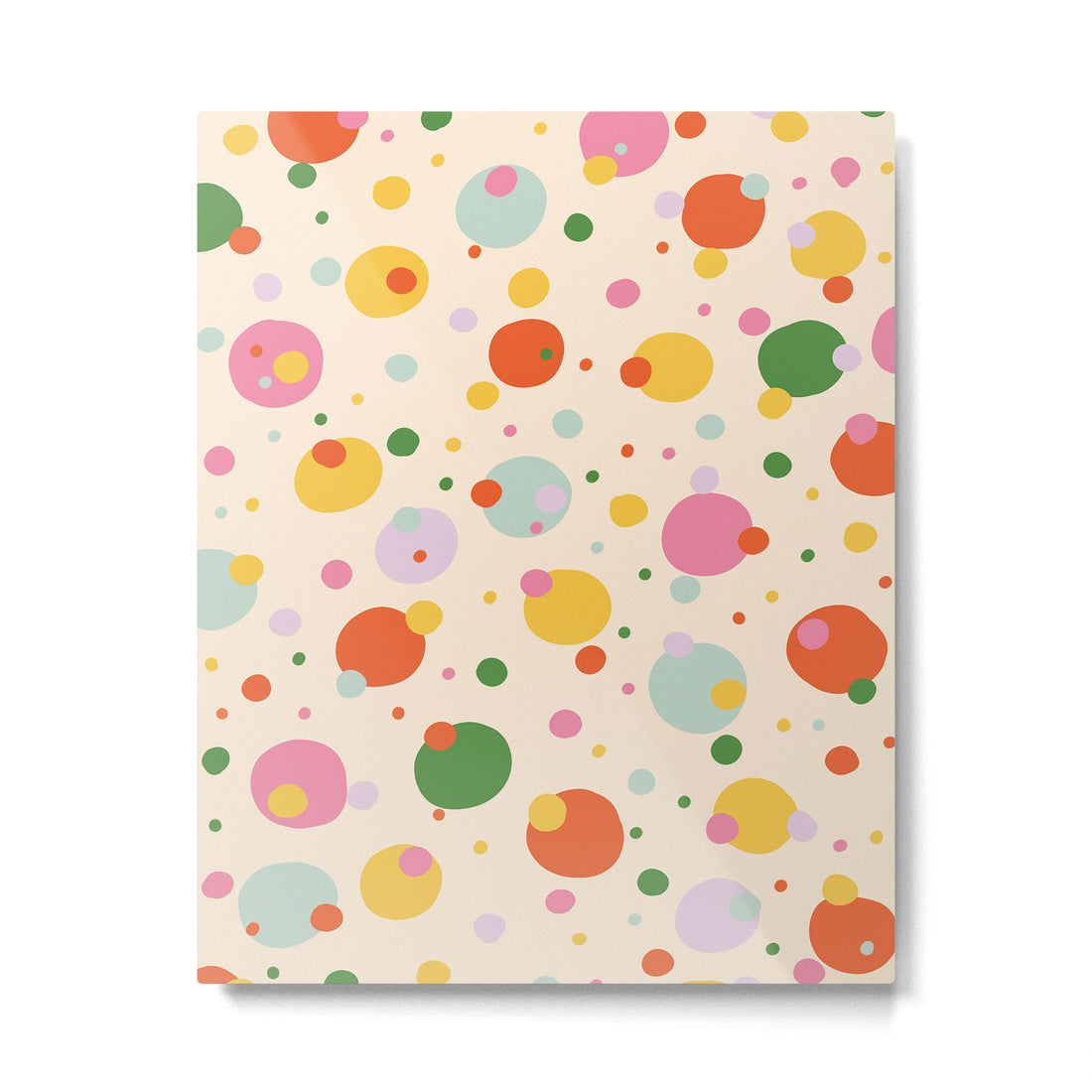 Floating circles Metal Print | TeksDecor