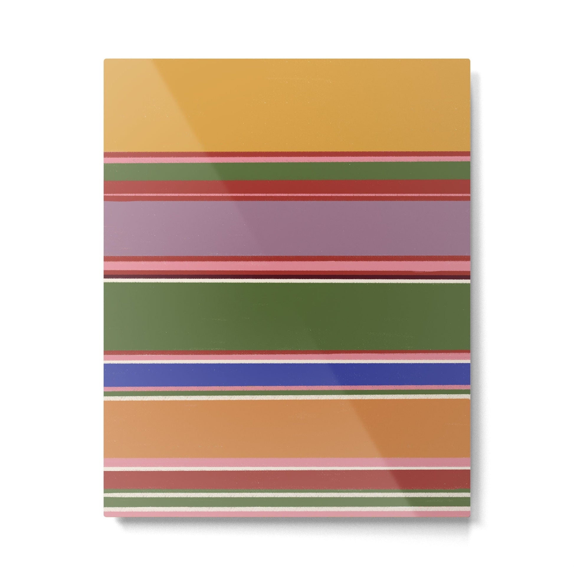 Folk abstract pattern #4 Metal Print | TeksDecor