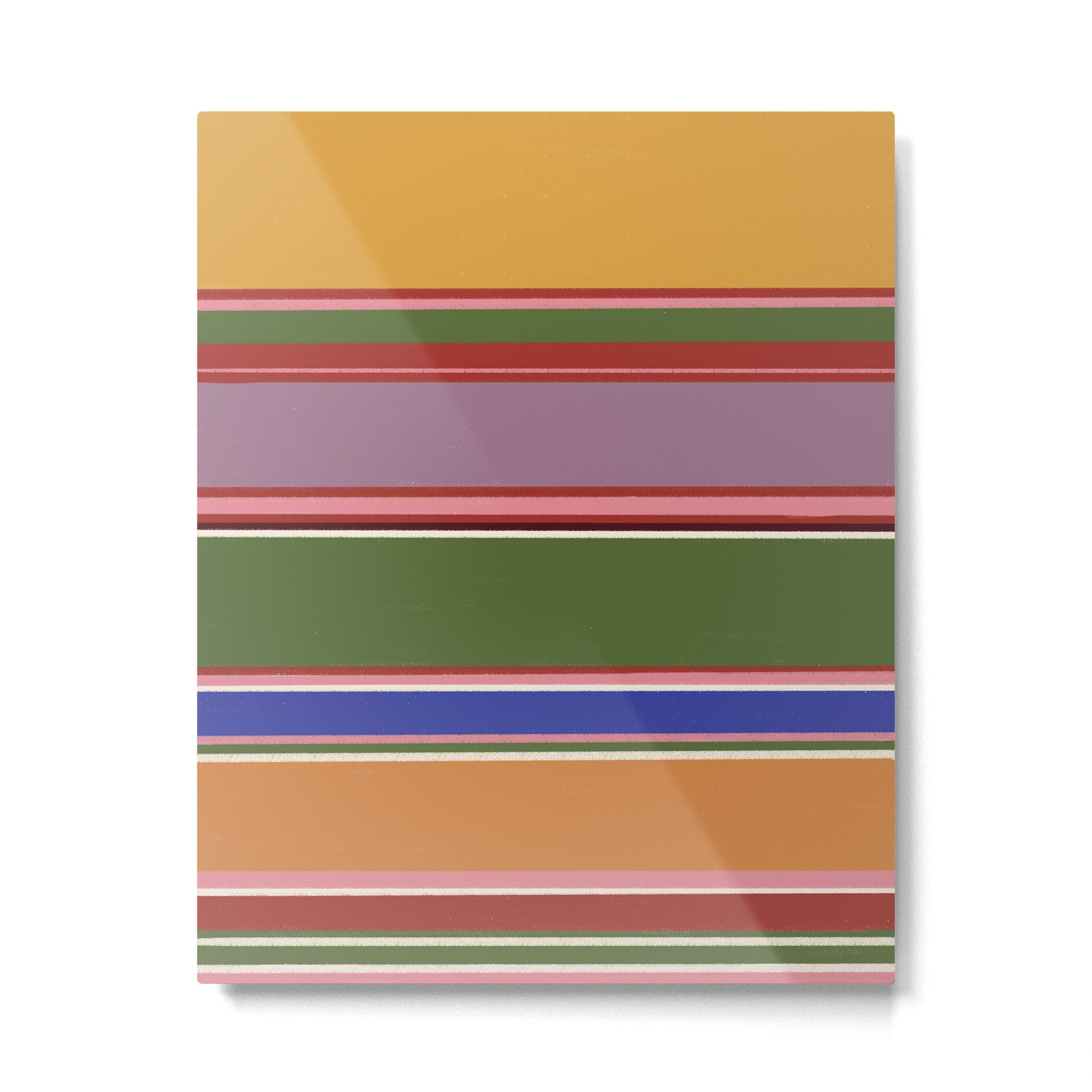 Folk abstract pattern #4 Metal Print | TeksDecor