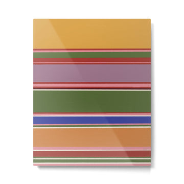 Folk abstract pattern #4 Metal Print | TeksDecor