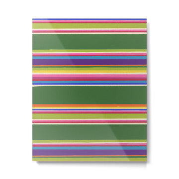 Folk abstract pattern #5 Metal Print | TeksDecor