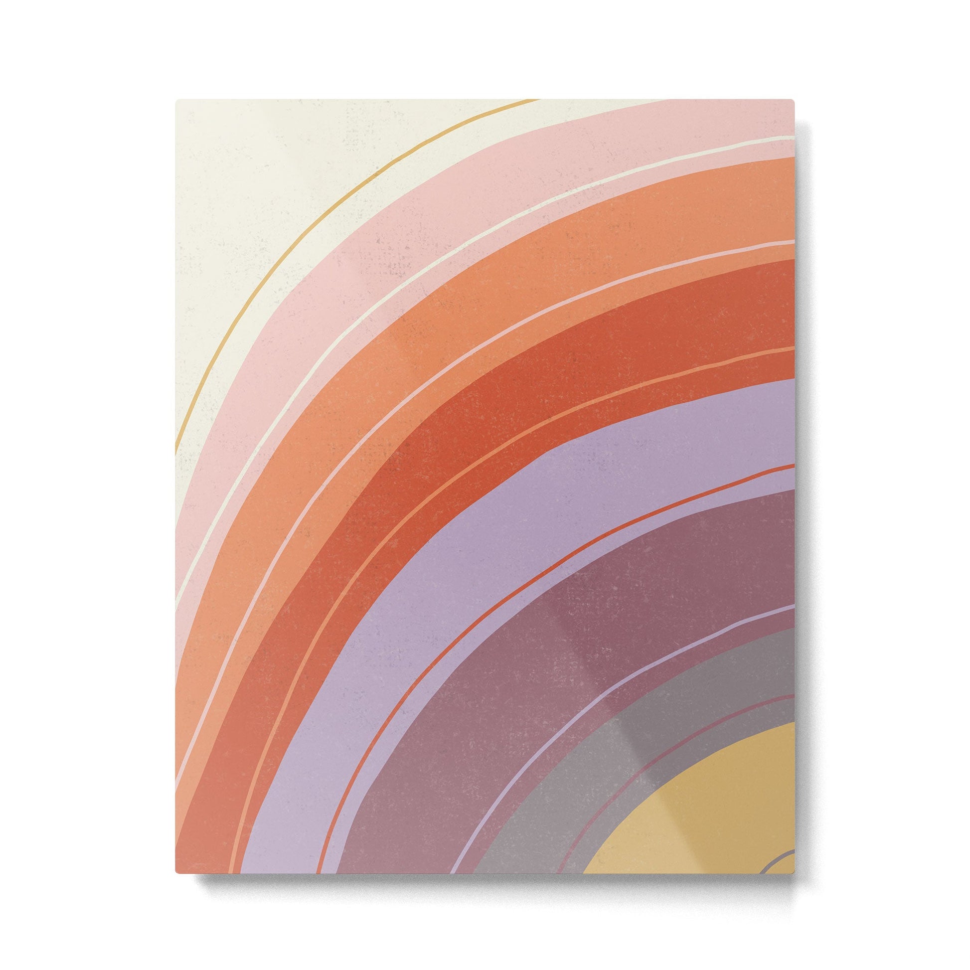 Gigi???s Rainbow Metal Print | TeksDecor