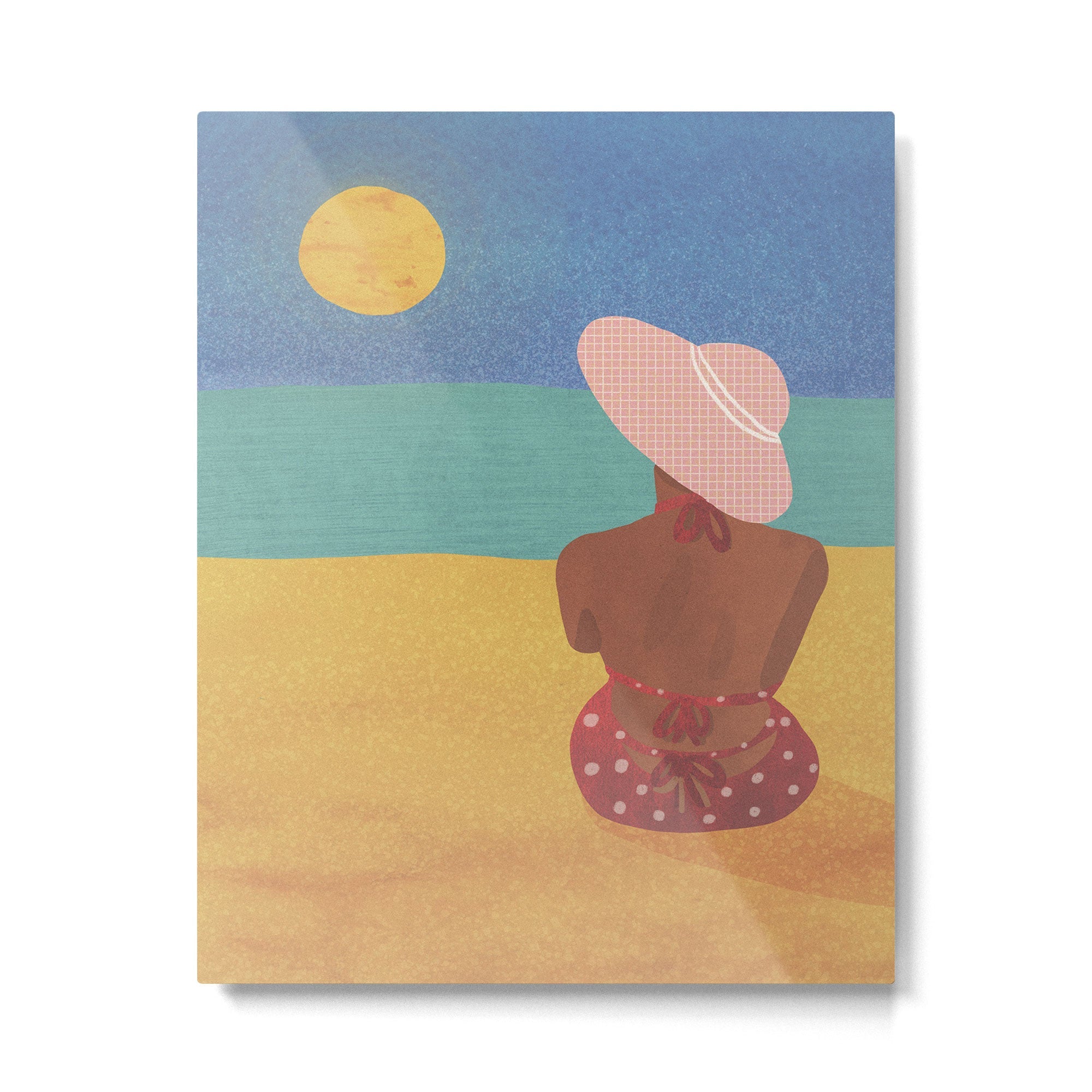 Golden Hour of Summer Metal Print | TeksDecor