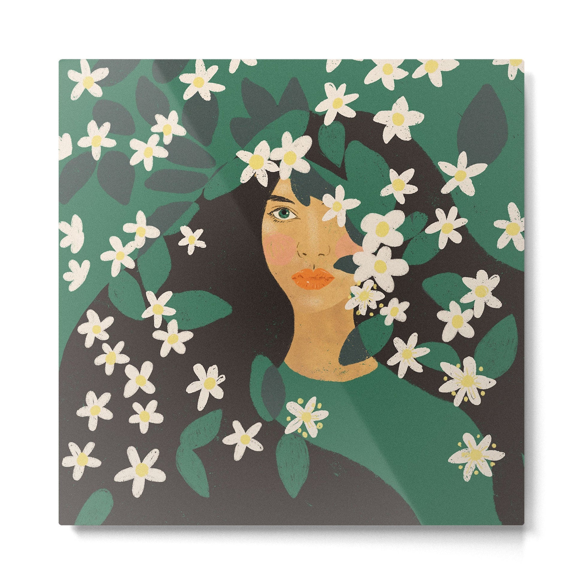 Jasmine Metal Print | TeksDecor