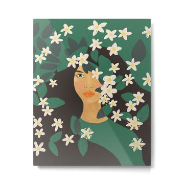 Jasmine Metal Print | TeksDecor