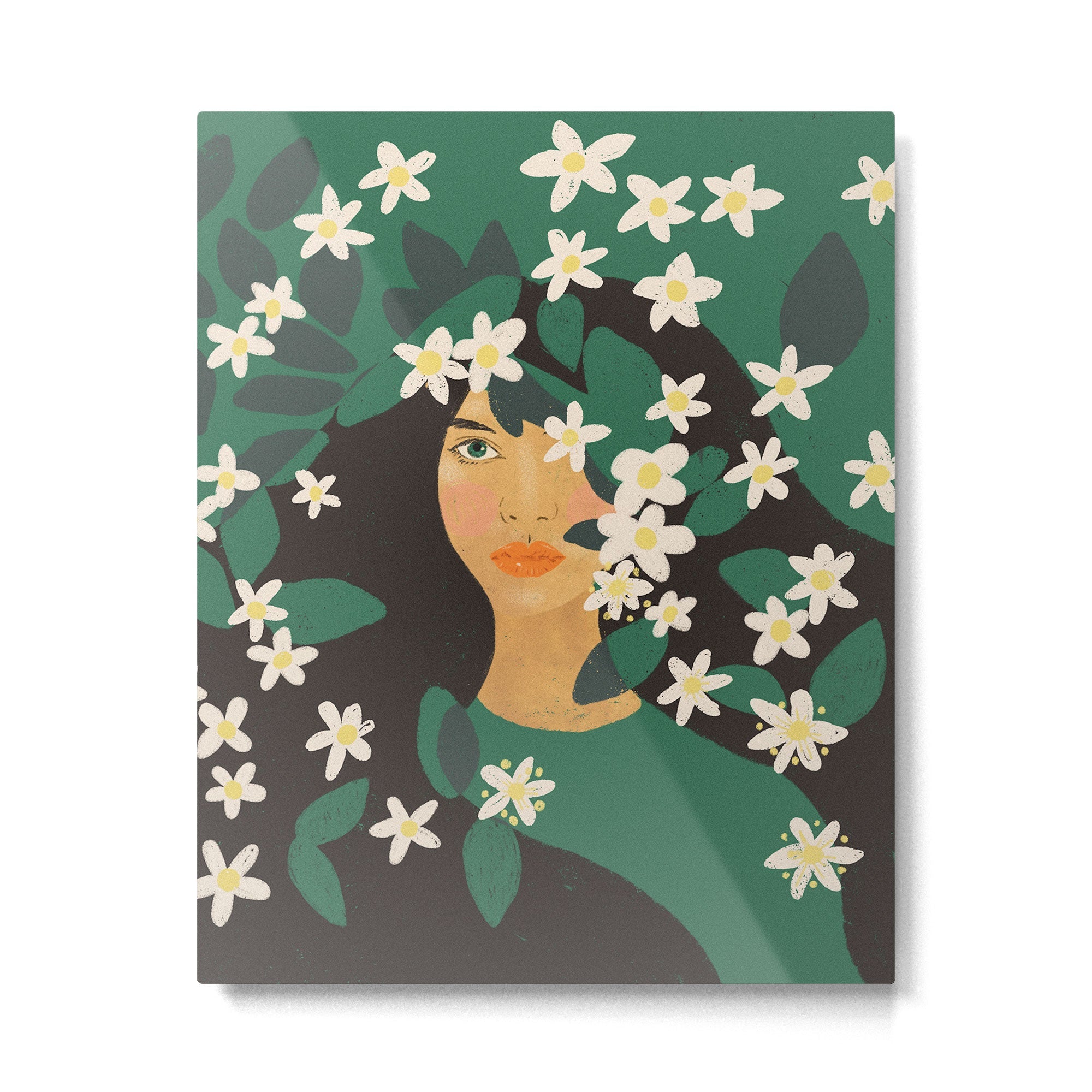 Jasmine Metal Print | TeksDecor