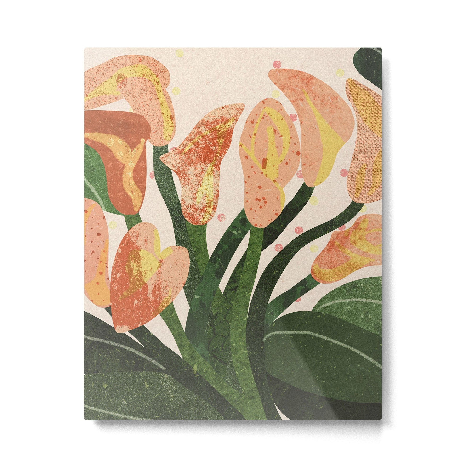 Lilies Metal Print | TeksDecor