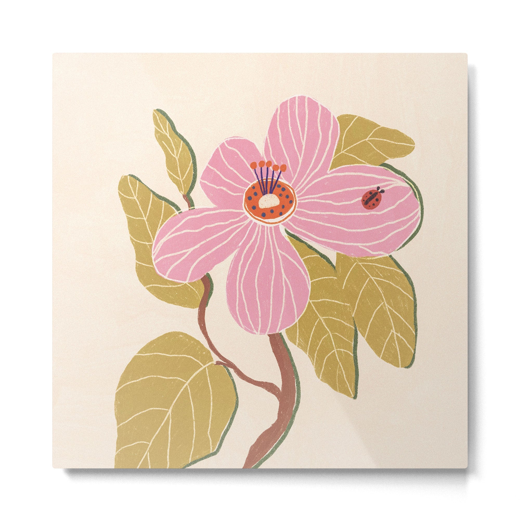 Magnolia Metal Print | TeksDecor