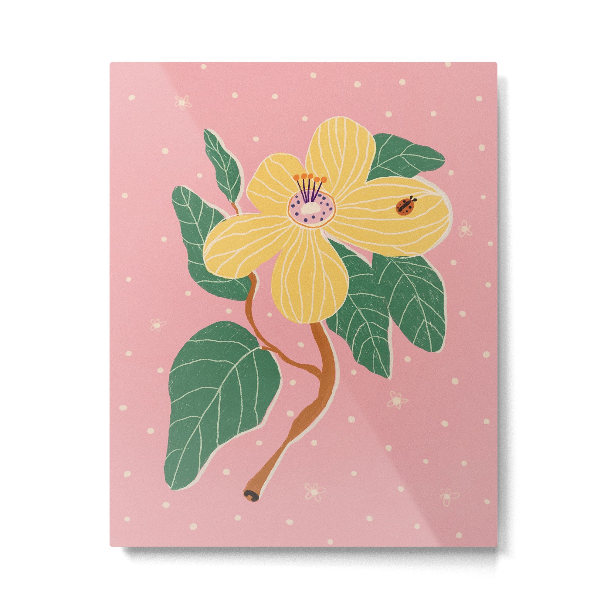 Magnolia pink Metal Print | TeksDecor