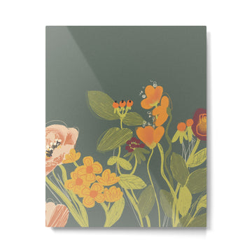 Meadow flowers Metal Print | TeksDecor