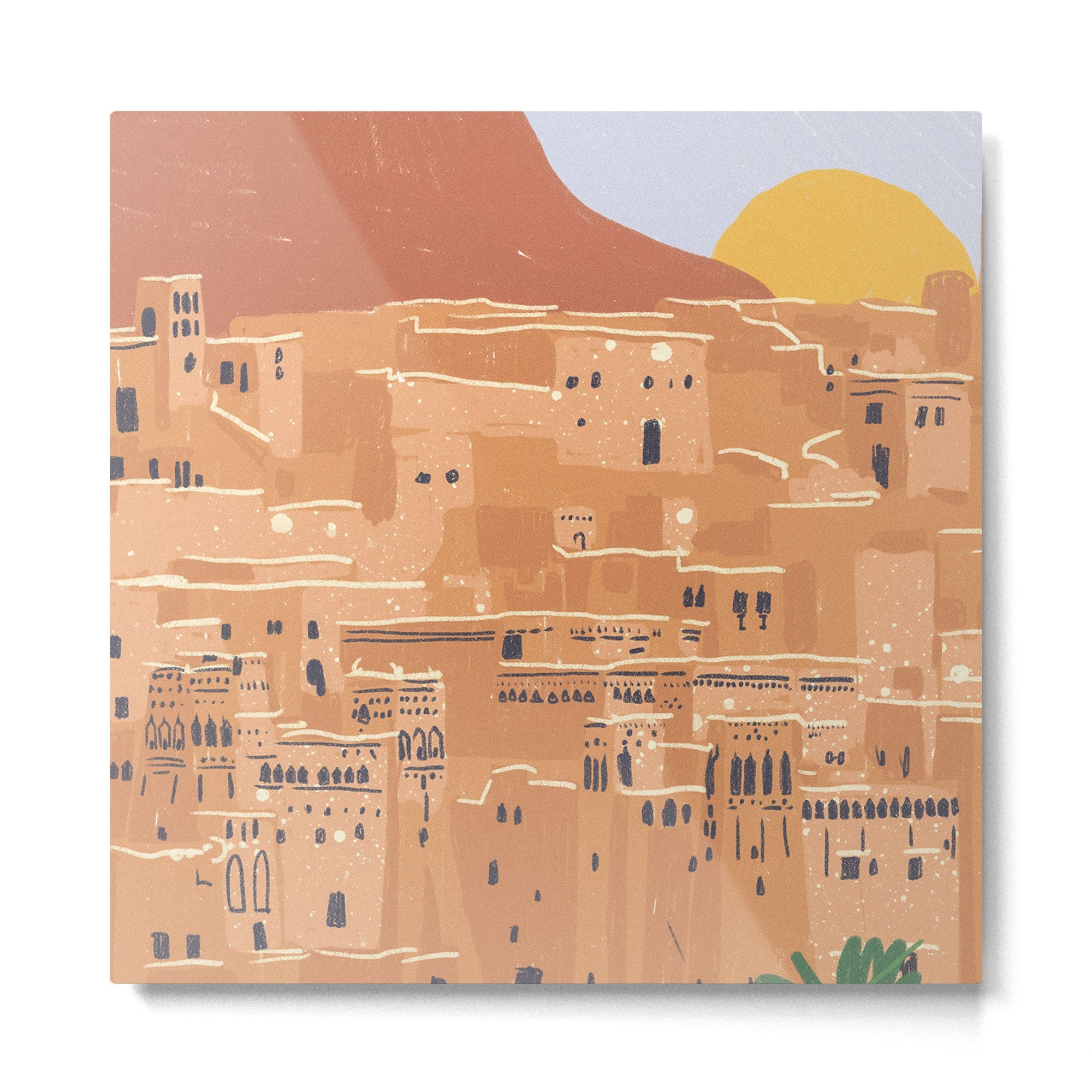 Morrocco Metal Print | TeksDecor