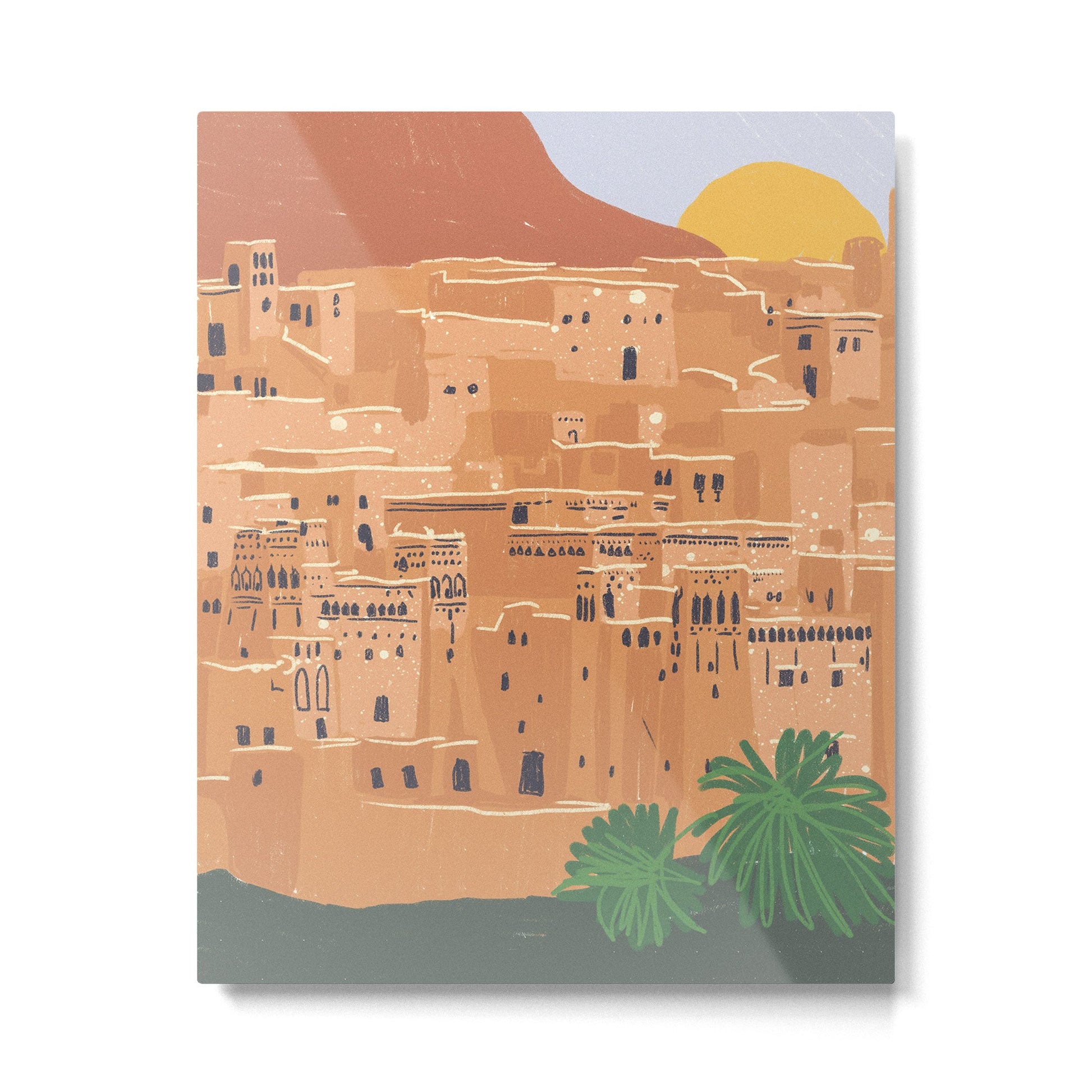 Morrocco Metal Print | TeksDecor