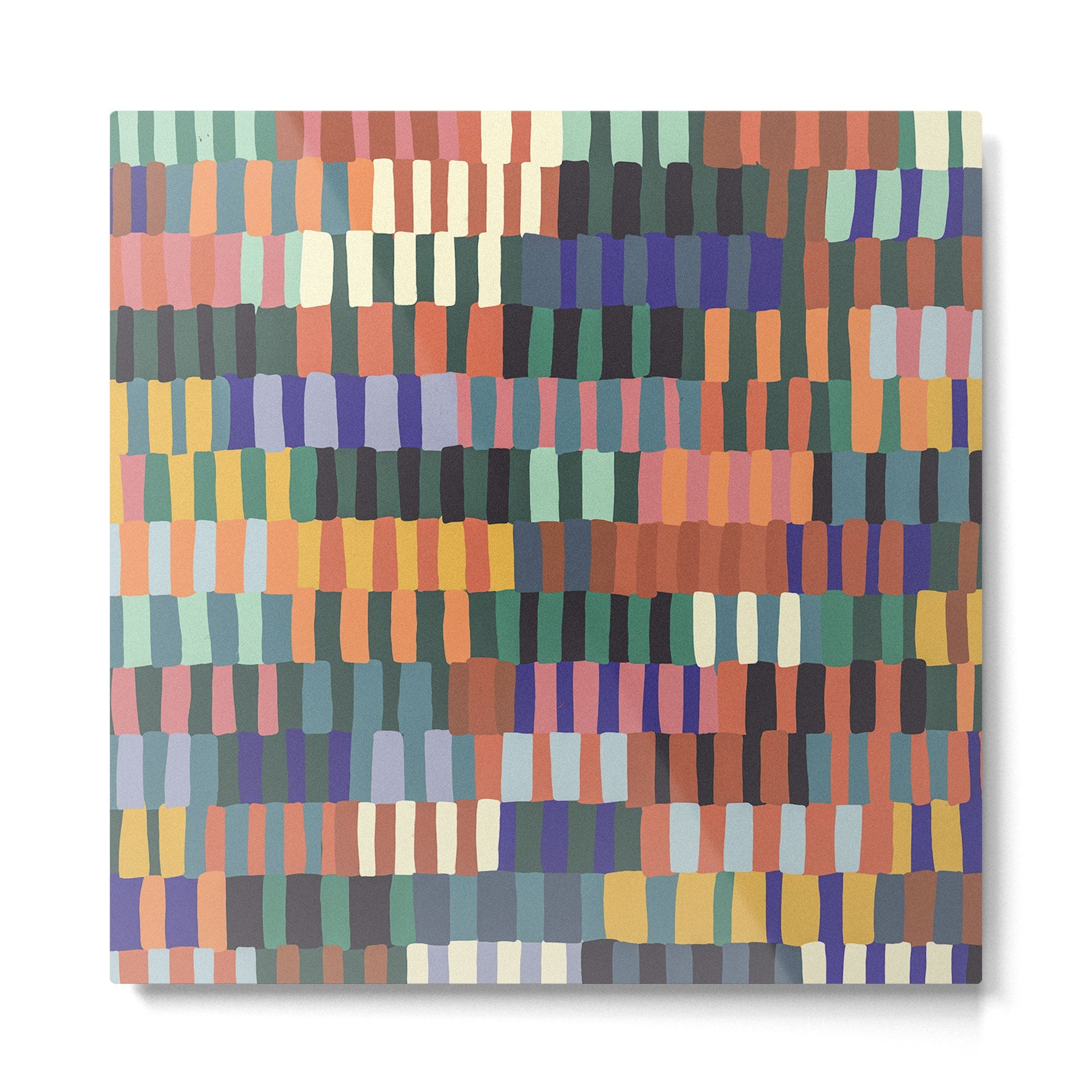Mosaic Metal Print | TeksDecor
