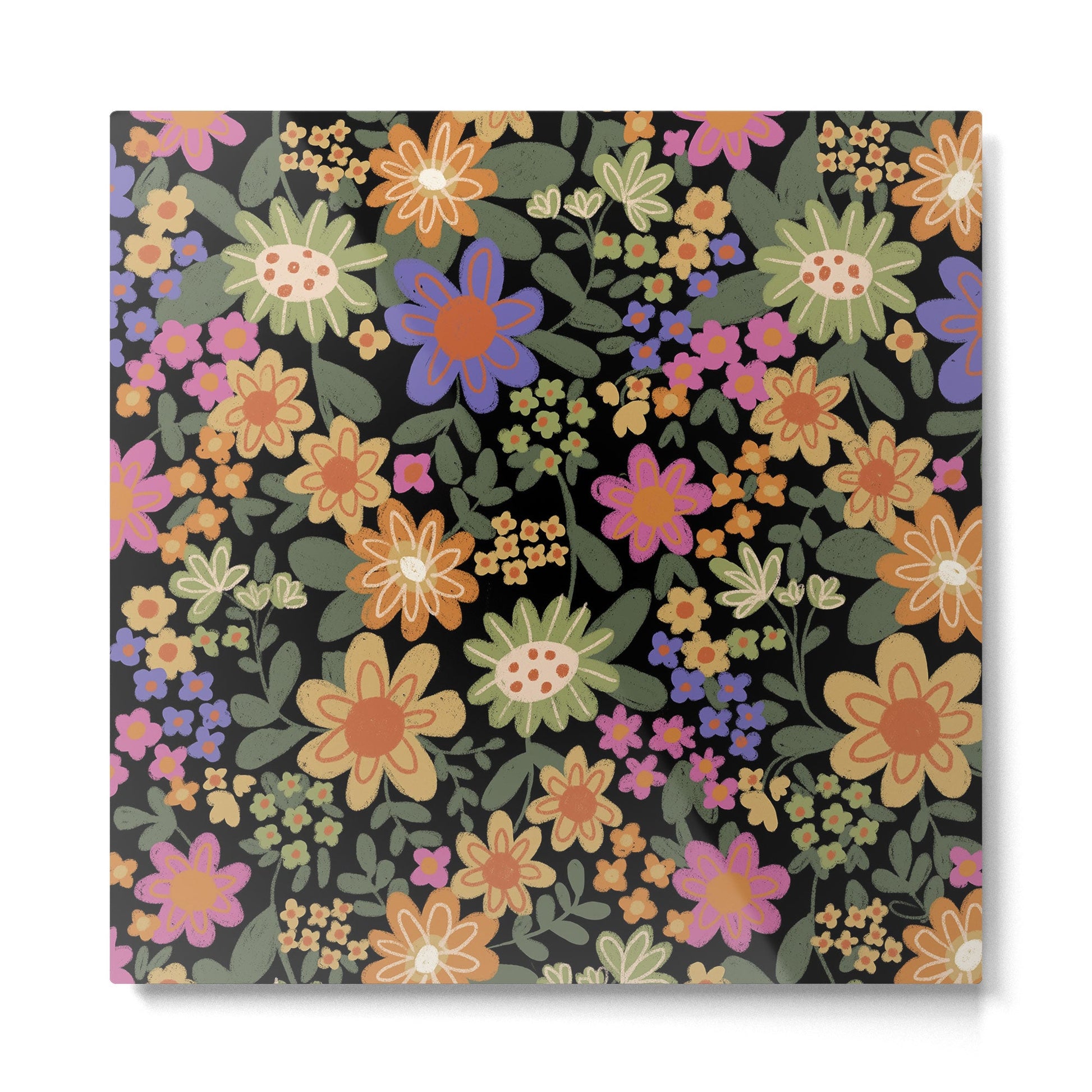 New flora Metal Print | TeksDecor