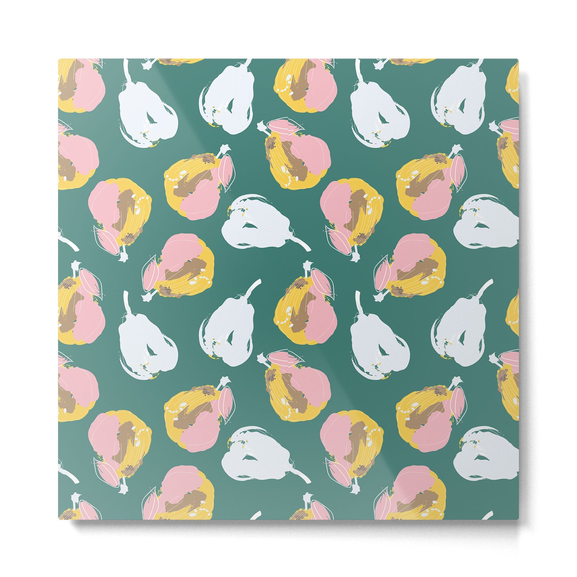 Pear Season Metal Print | TeksDecor