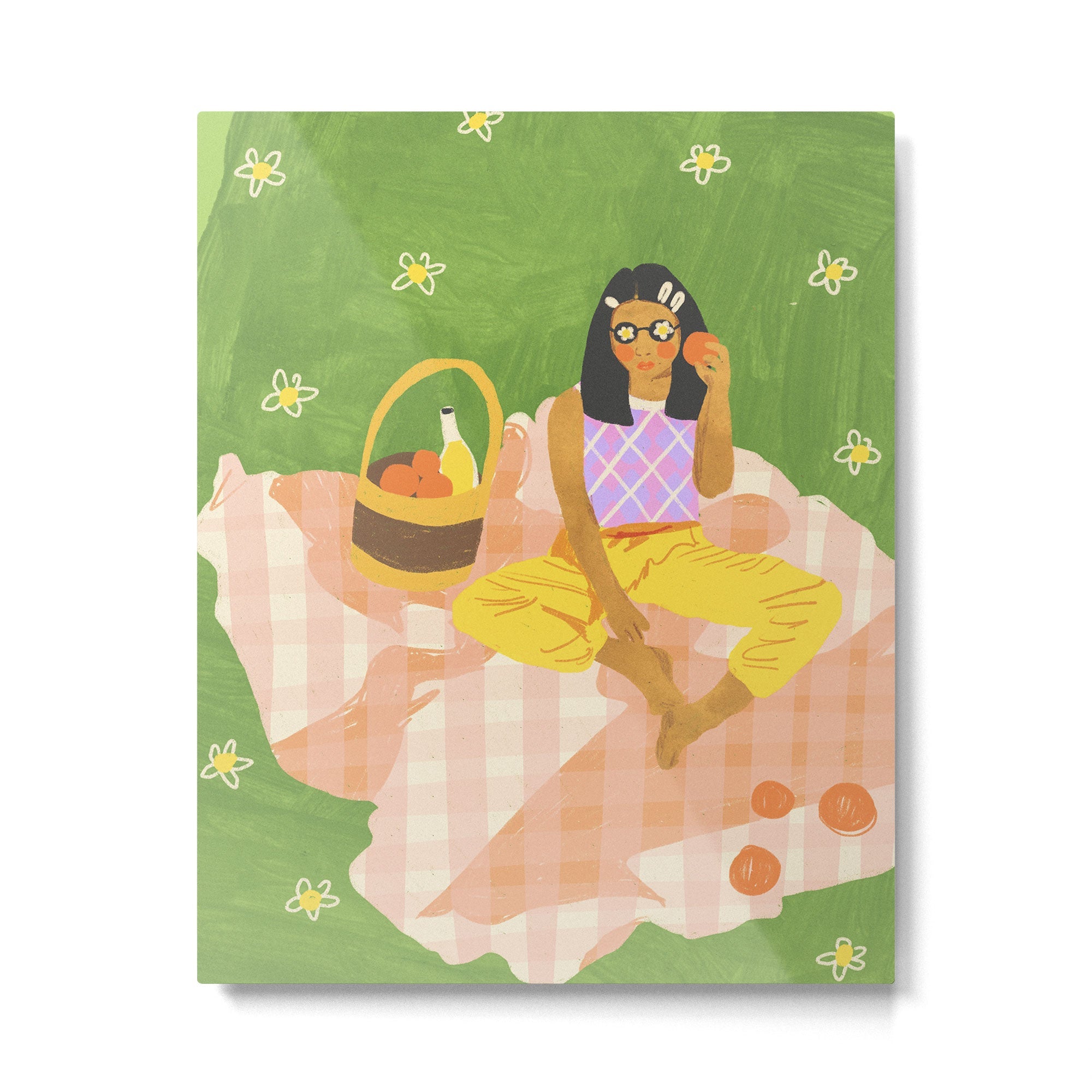 Picnic Metal Print | TeksDecor