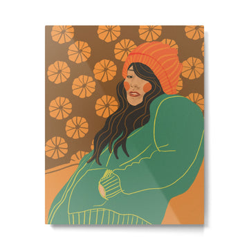Pumpkin days Metal Print | TeksDecor