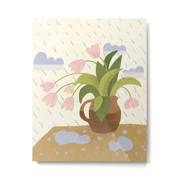 Rain Saves from Burning Out Metal Print | TeksDecor