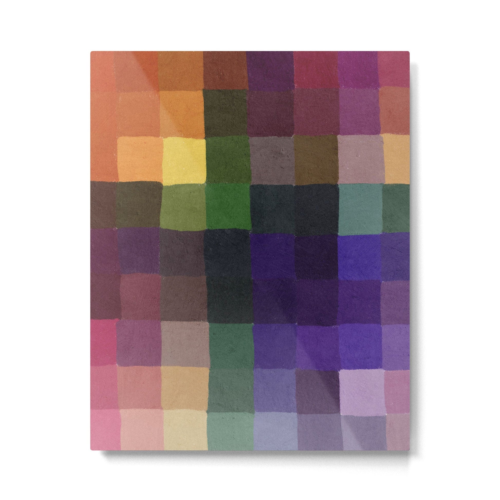 Rainbow mosaic Metal Print | TeksDecor