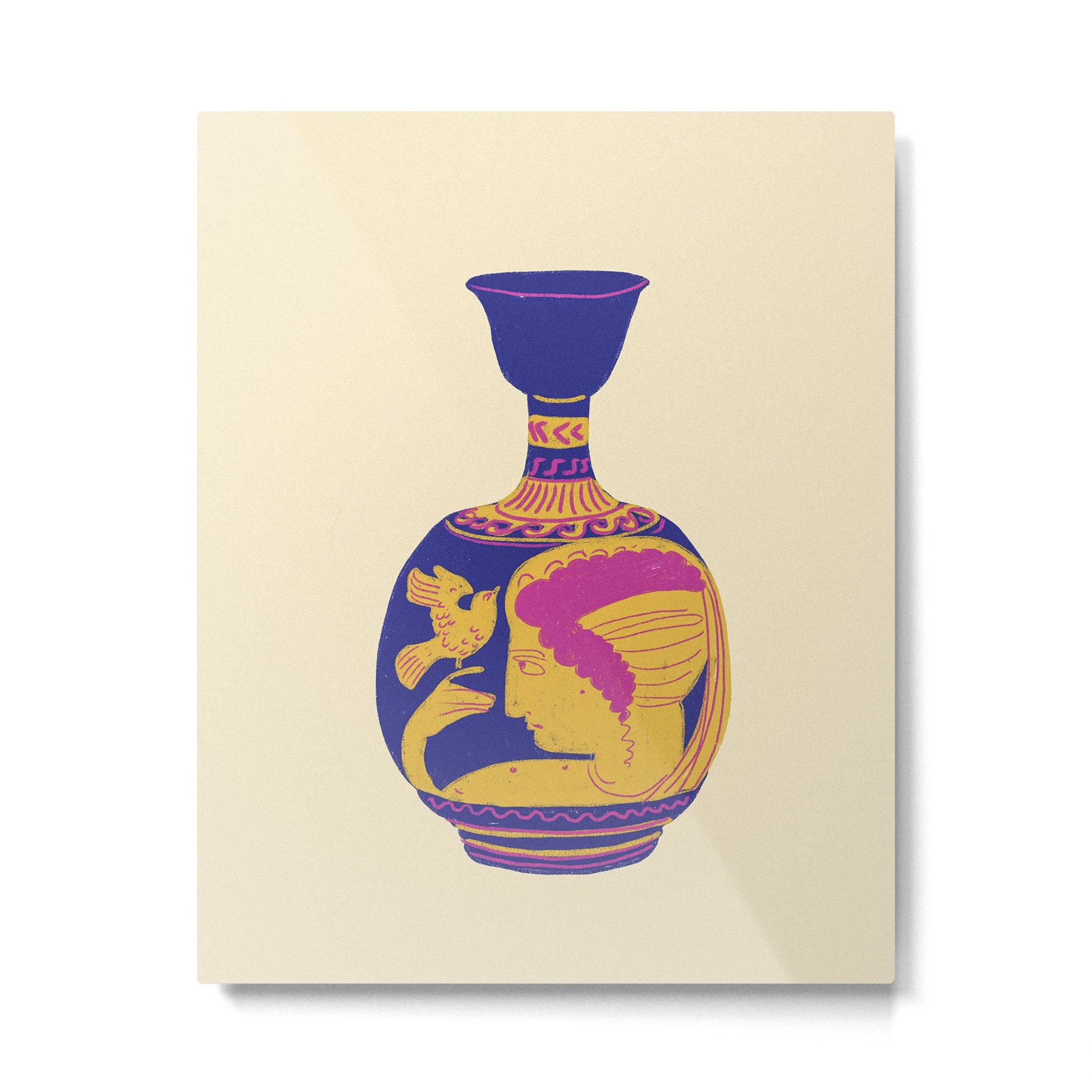 Roman vase Metal Print | TeksDecor