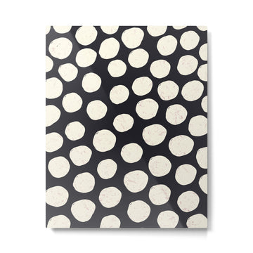 Spotty in Black Metal Print | TeksDecor