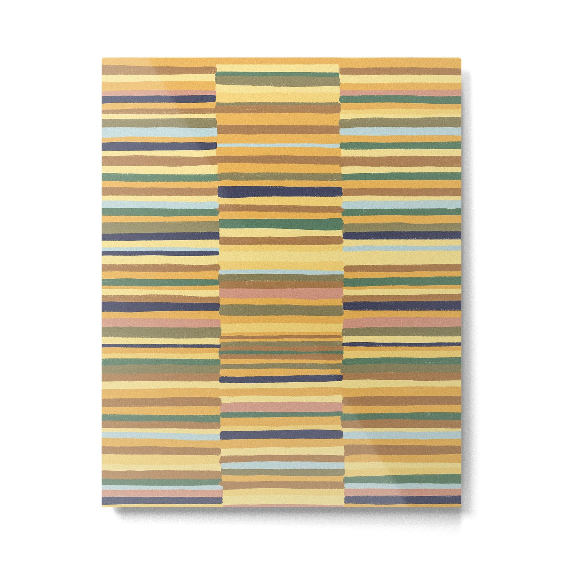 Striped pattern 03 Metal Print | TeksDecor