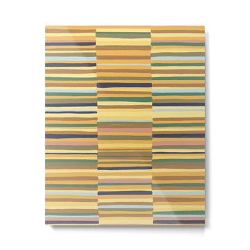 Striped pattern 03 Metal Print | TeksDecor