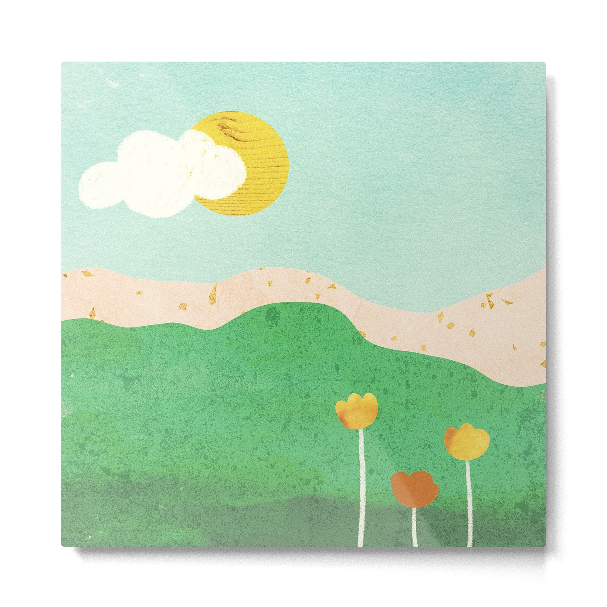 Sunny Day Metal Print | TeksDecor