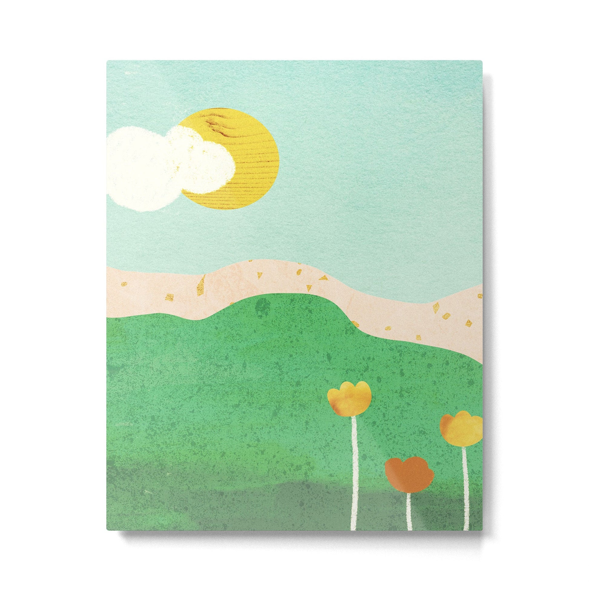 Sunny Day Metal Print | TeksDecor