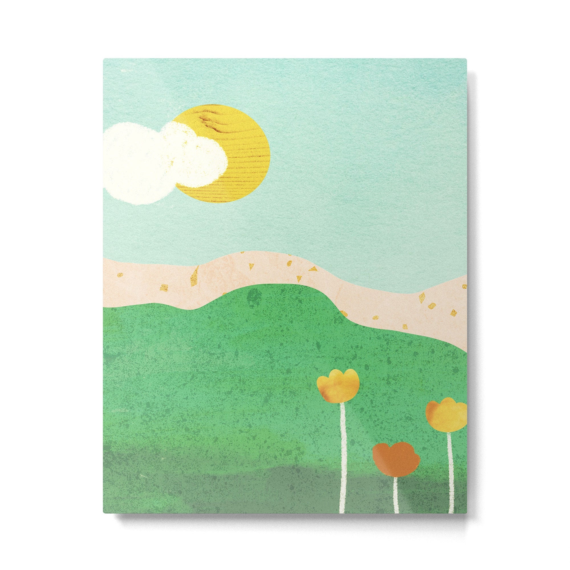 Sunny Day Metal Print | TeksDecor