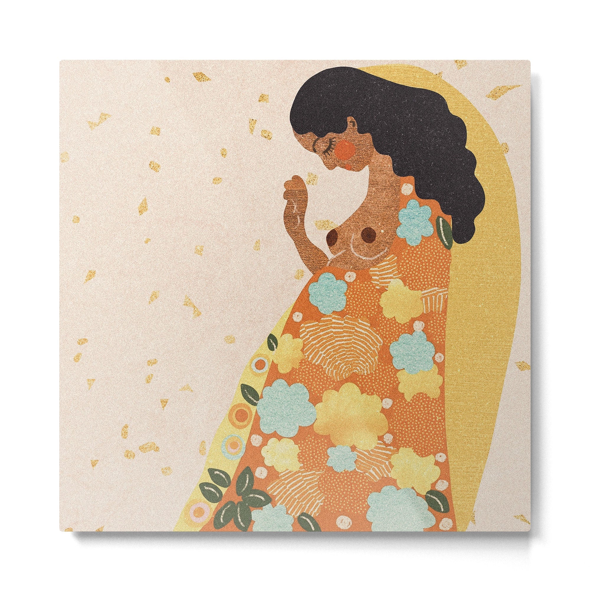 Sweet Waiting Metal Print | TeksDecor