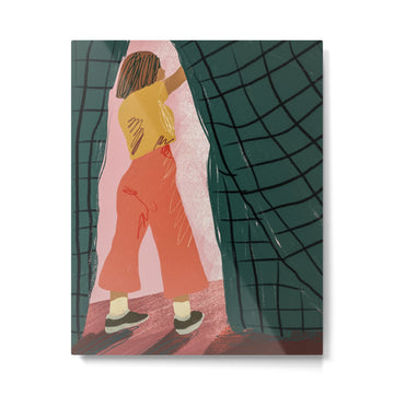 The Future is Bright Metal Print | TeksDecor