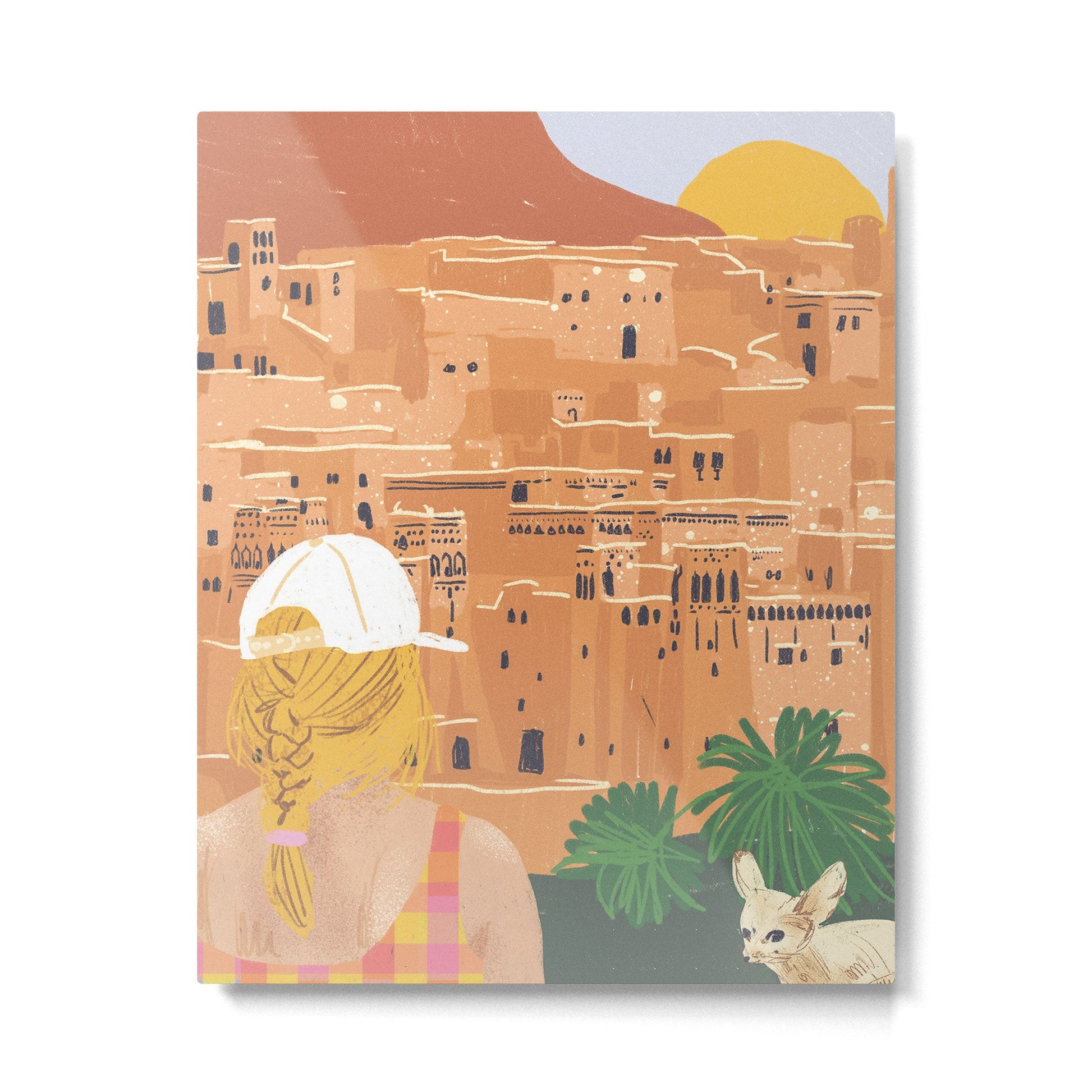 Travelist Metal Print | TeksDecor
