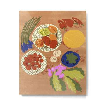 Vegetables Metal Print | TeksDecor