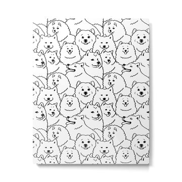 Oh Samoyed Metal Print | TeksDecor