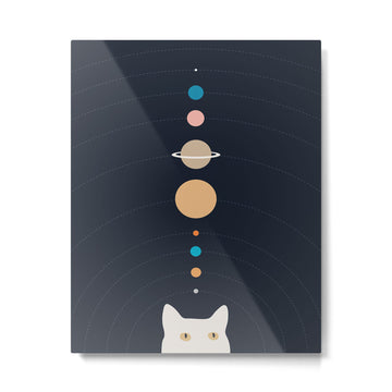 Cat Landscape 125 Metal Print | TeksDecor