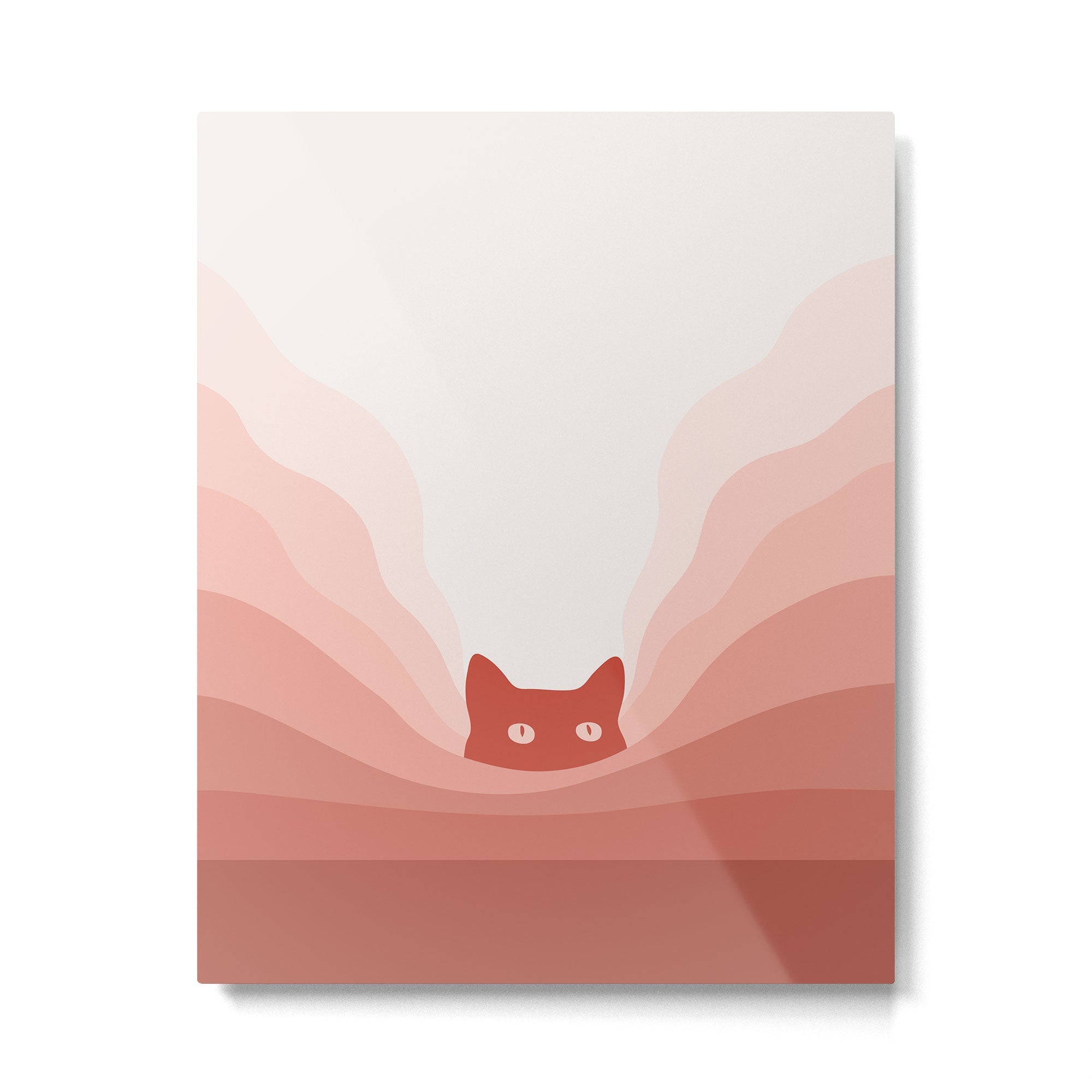 Cat Landscape 78 Metal Print | TeksDecor