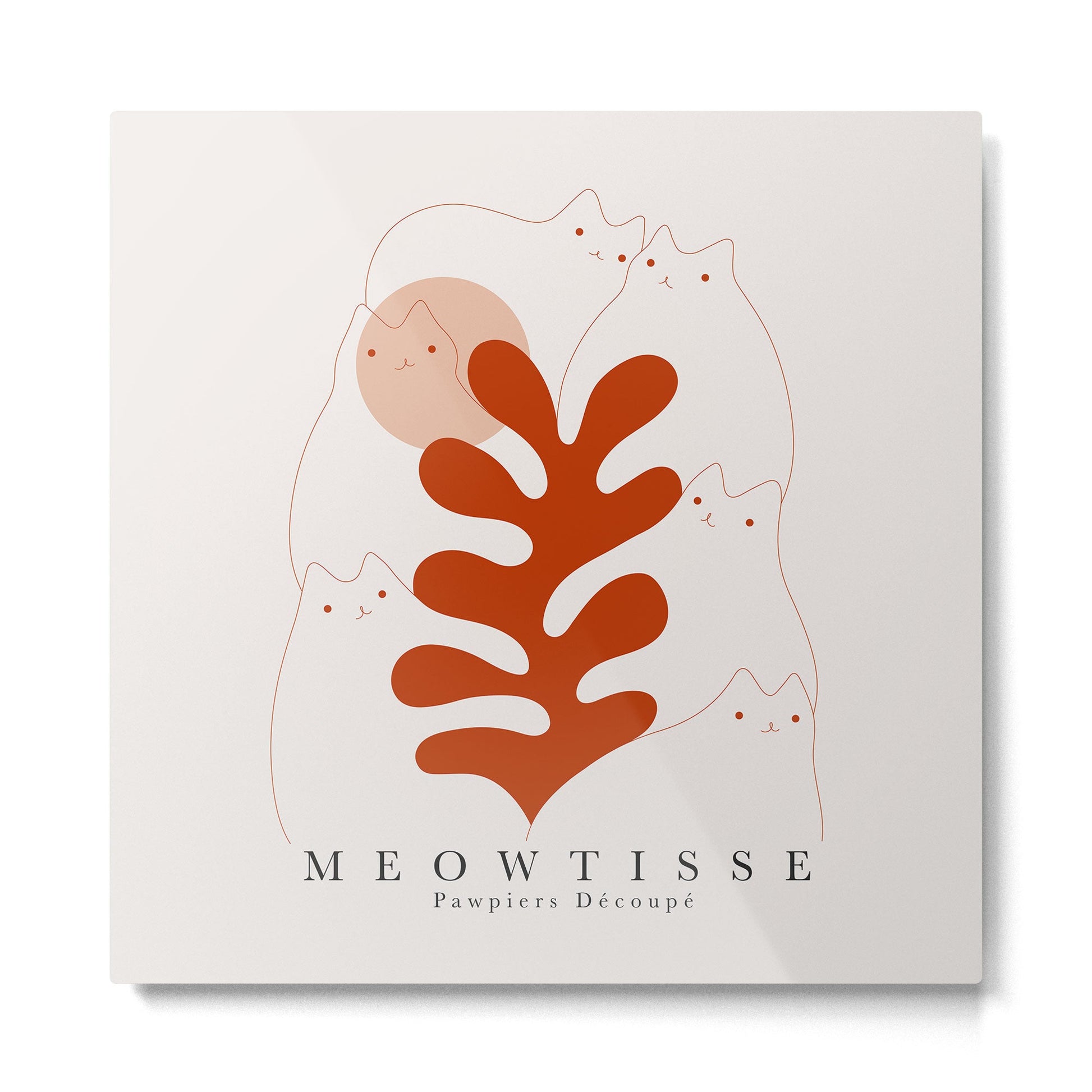 Meowtisse Metal Print | TeksDecor