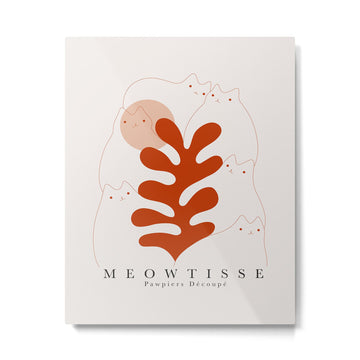 Meowtisse Metal Print | TeksDecor