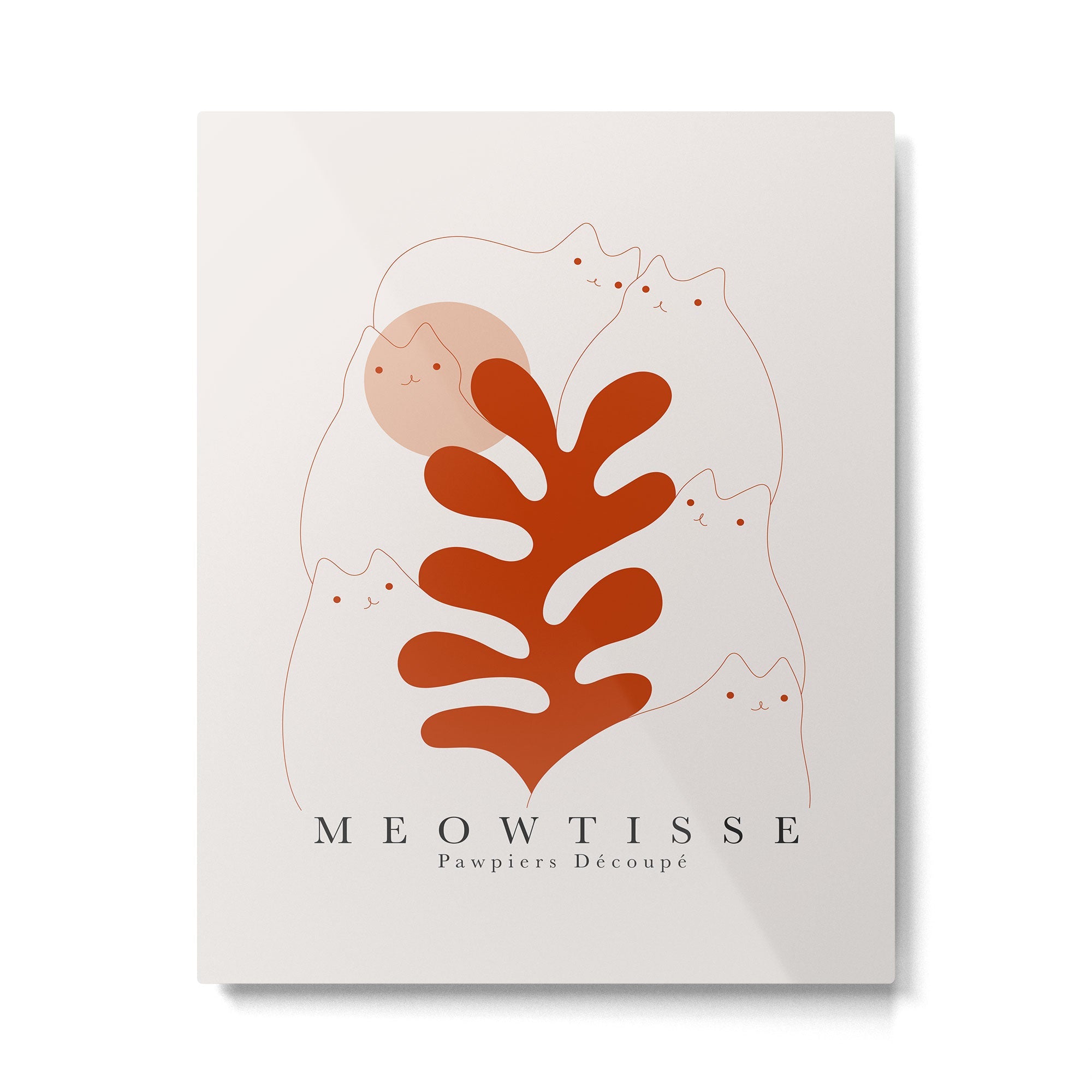 Meowtisse Metal Print | TeksDecor