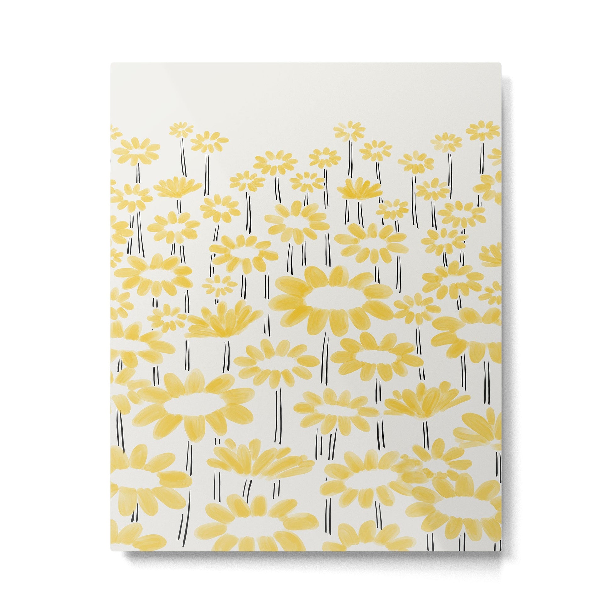 Sunflower Field Metal Print | TeksDecor