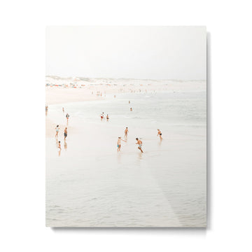At the Beach 15 - Beach Print - Minimal Beach - People - Ocean - Sea Travel photography  Metal Print | TeksDecor