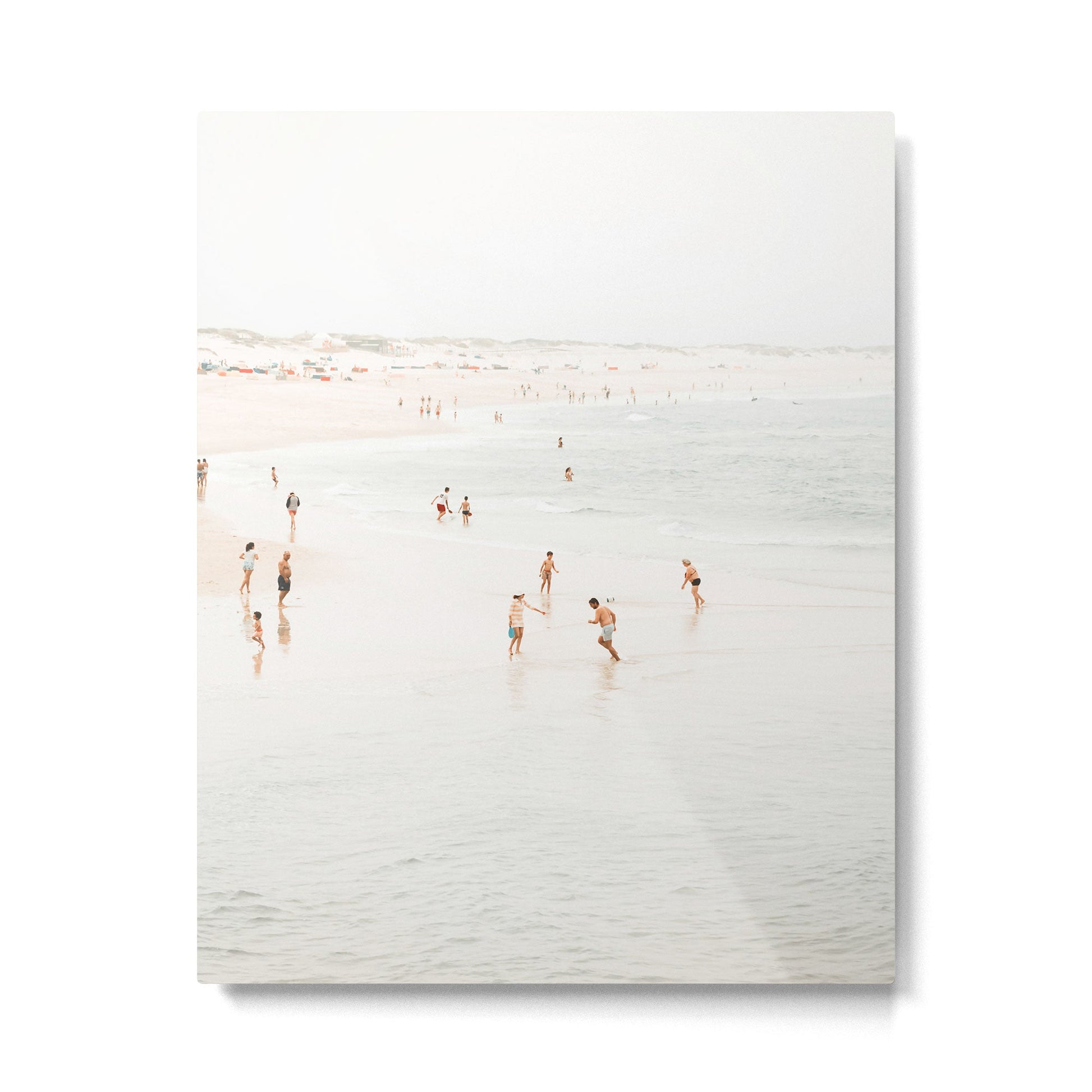 At the Beach 15 - Beach Print - Minimal Beach - People - Ocean - Sea Travel photography  Metal Print | TeksDecor