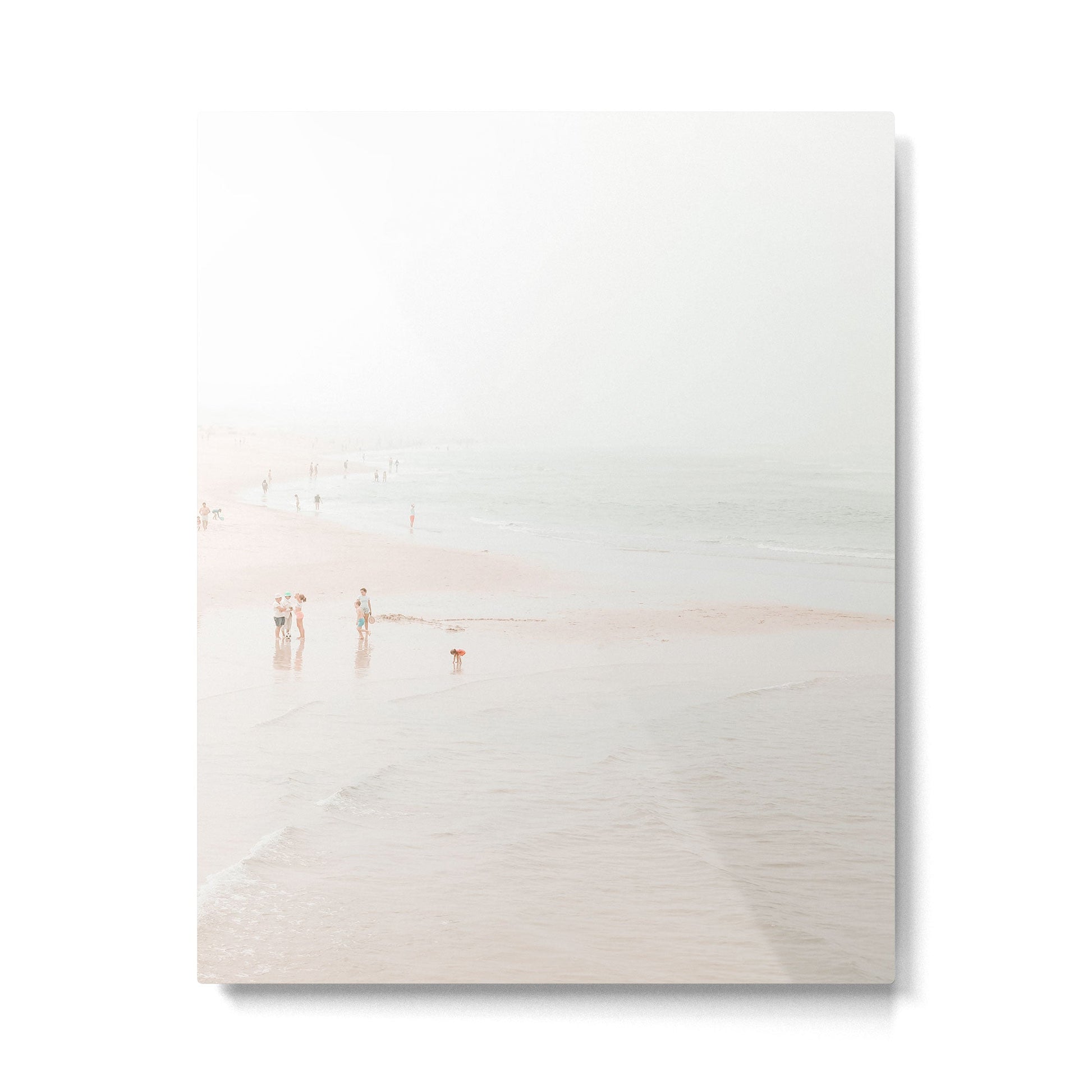 At the beach ten (part two of a diptych) - Minimal Beach - Ocean Sea photography Metal Print | TeksDecor