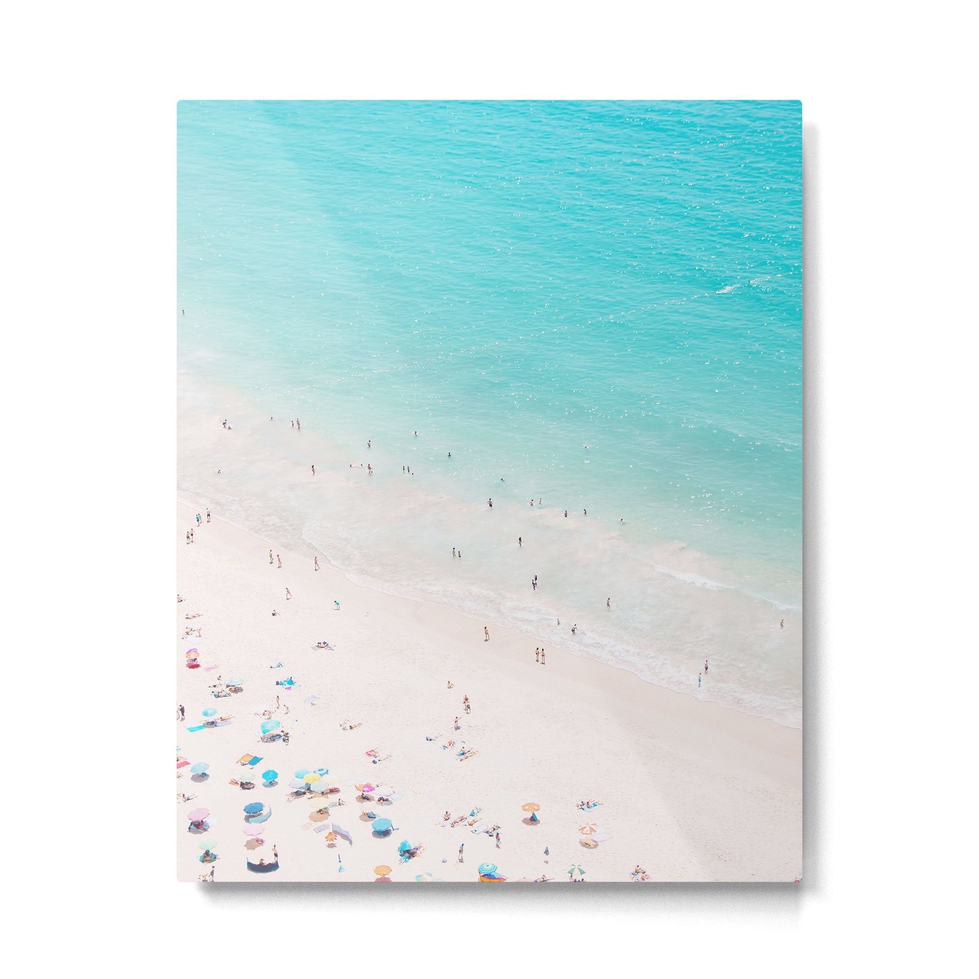 Beach Loving - Aerial Beach photography by Ingrid Beddoes Metal Print | TeksDecor