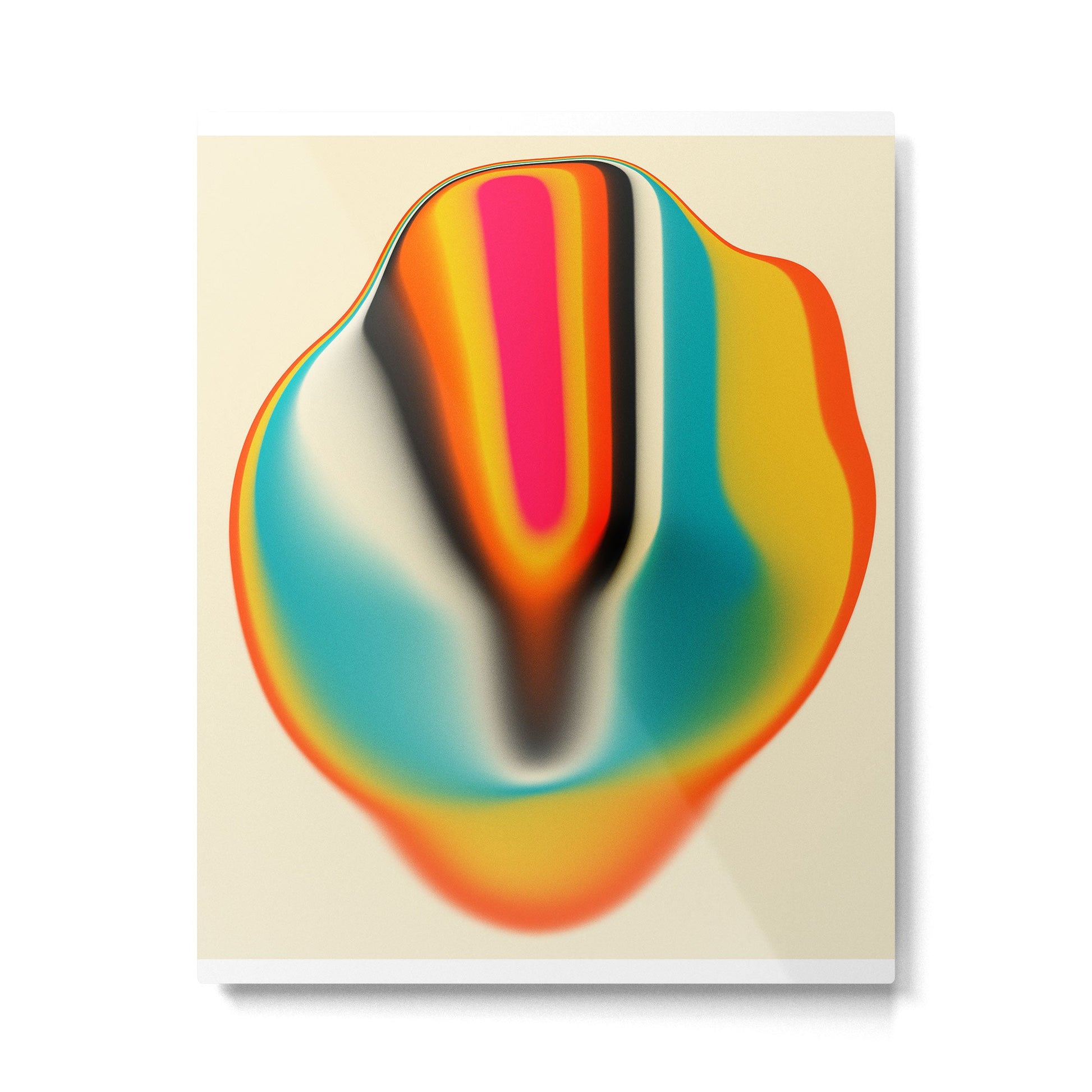 GLITCH Metal Print | TeksDecor