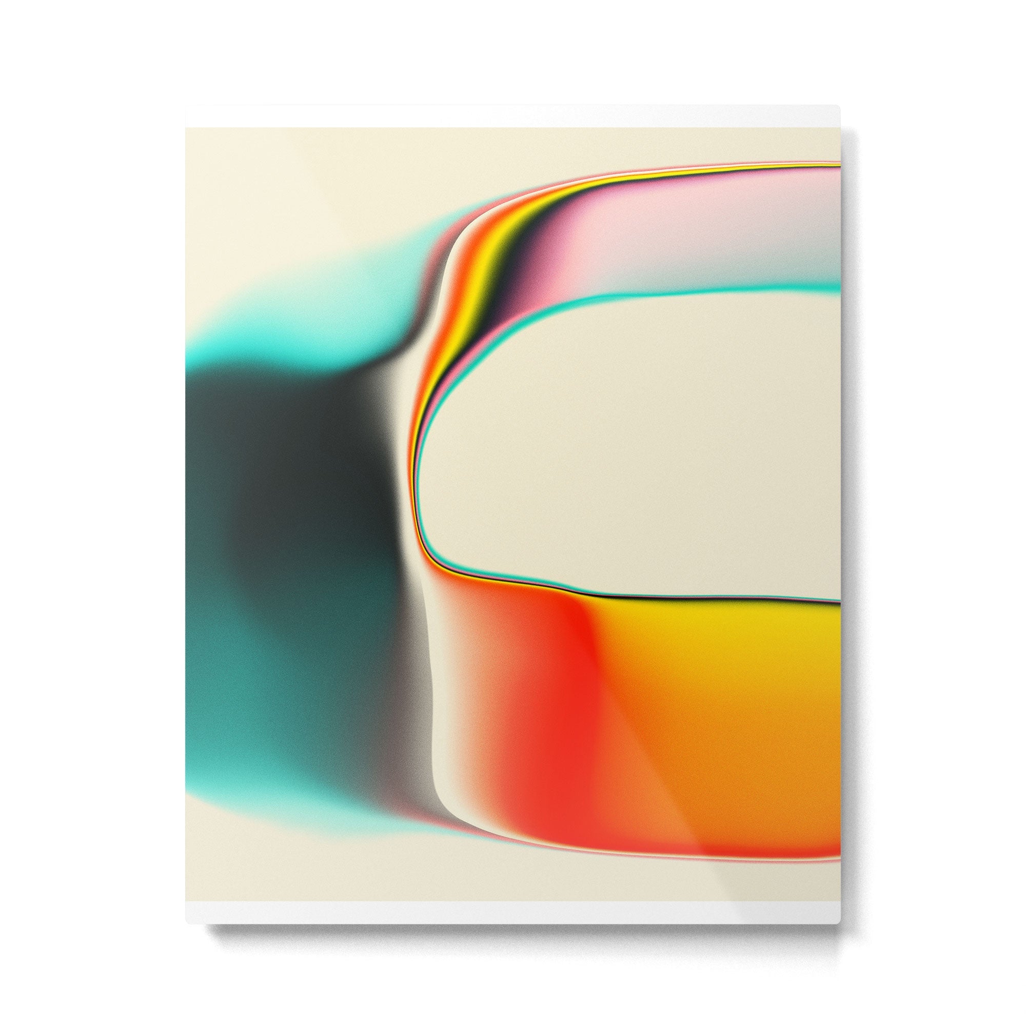 INTERFERENCE Metal Print | TeksDecor