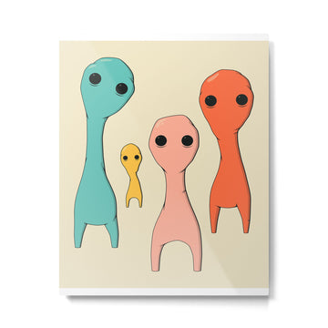 LOOKERS (2) Metal Print | TeksDecor