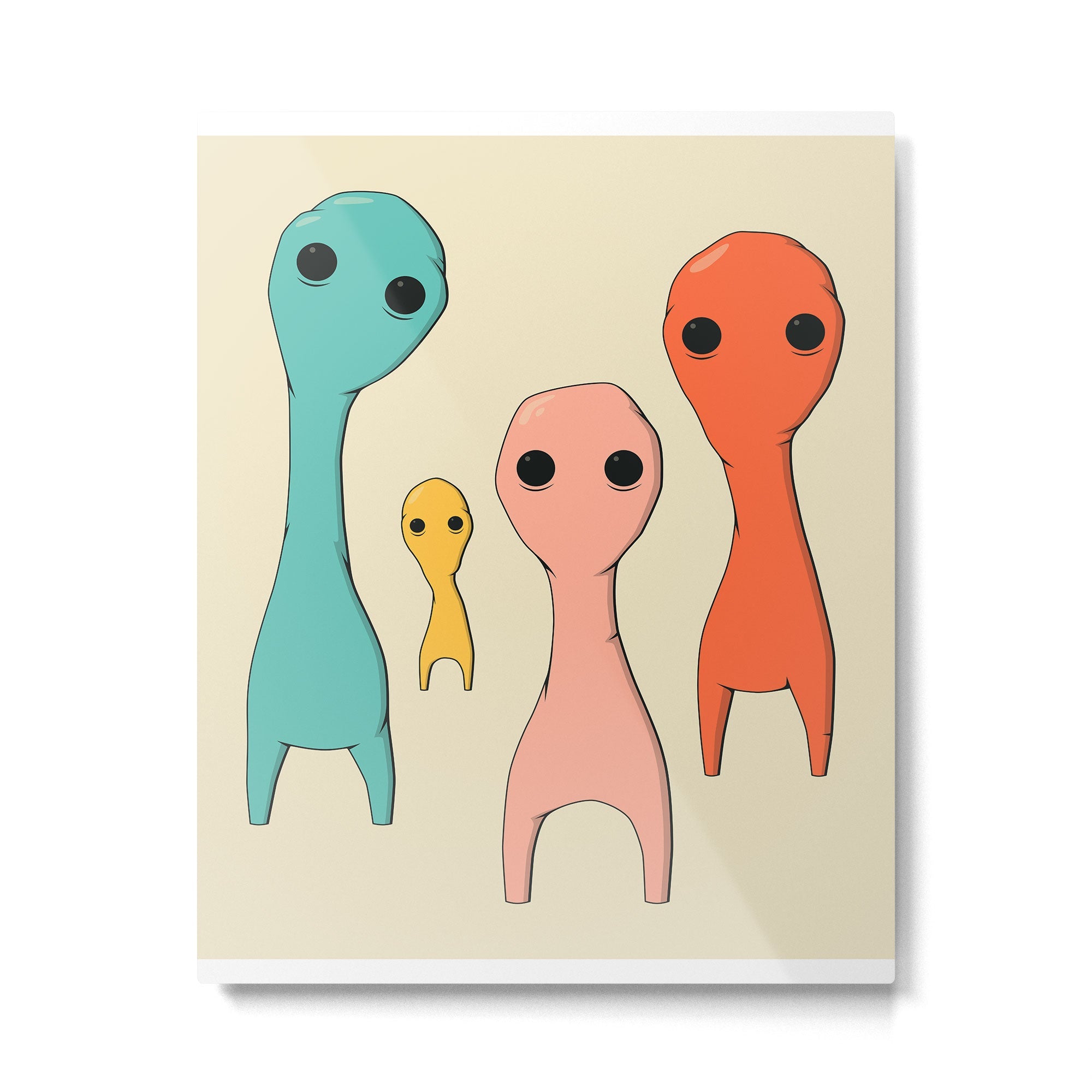 LOOKERS (2) Metal Print | TeksDecor